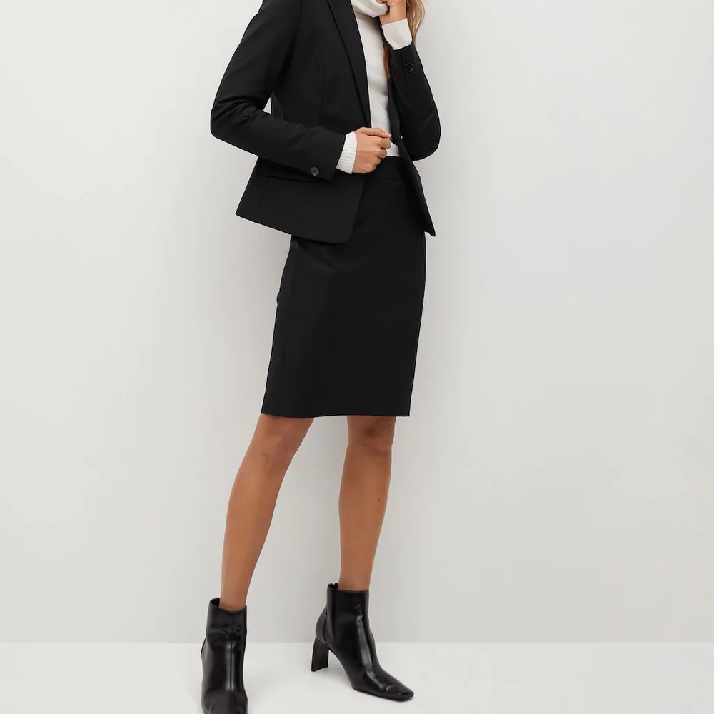 Mango Basics Pencil Skirt